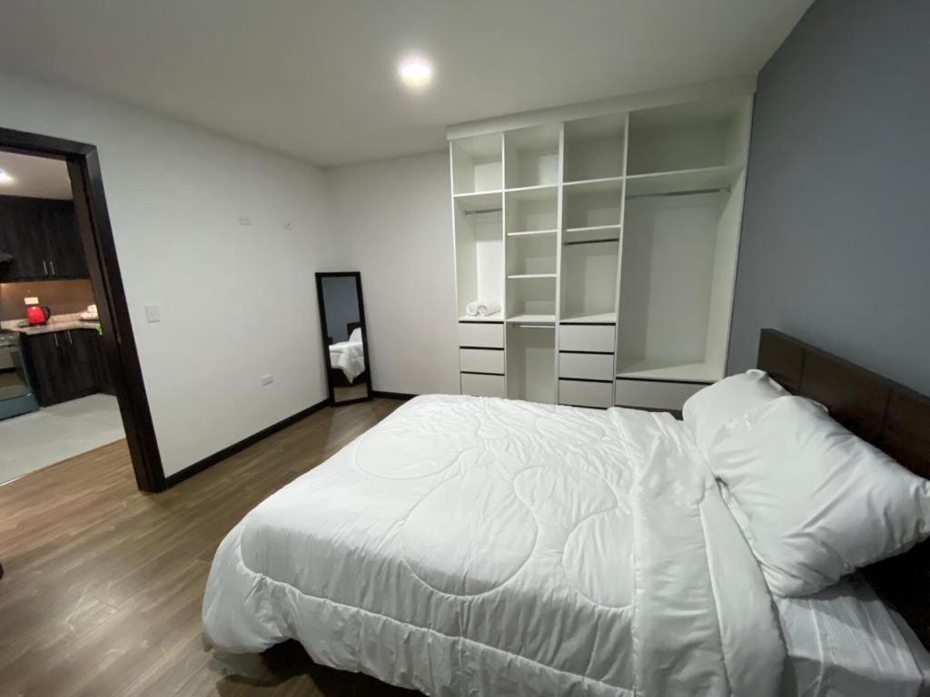 Ferienwohnung Lindo Departamento Con Vista Increible A Cuenca Exterior foto